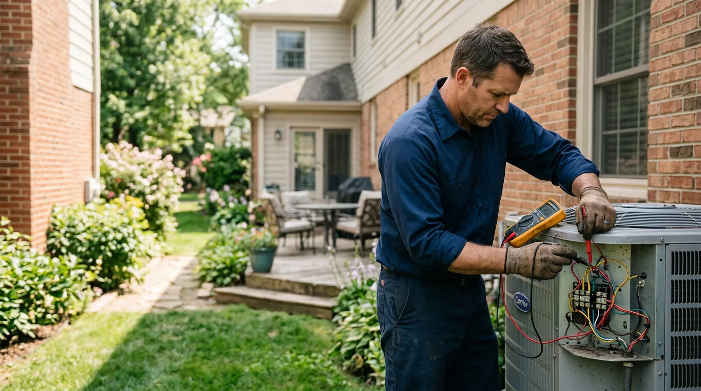 HVAC technician working near Pacifica, CA